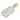 14K Yellow Gold Dog Tag Diamond Pendant 1.52 CT