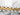 Close-up of a gold and silver Rolex watch band on a white background