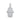 14K White Gold hamsa Diamond Pendant 1.49 CT