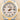 Two-tone Rolex 79173 Lady-Datejust 26 mm watch with Jubilee Ivory Arabic Dial Jubilee Bracelet Box and Papers 2000 on a beige background