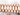 Close-up of a rose gold bracelet on a light gray background