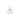 Silver ring with a pear-shaped diamond on a white background