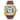 Cartier Santos 100 Large 18K Yellow Gold White Roman Dial Brown Leather Strap Complete Set 2008