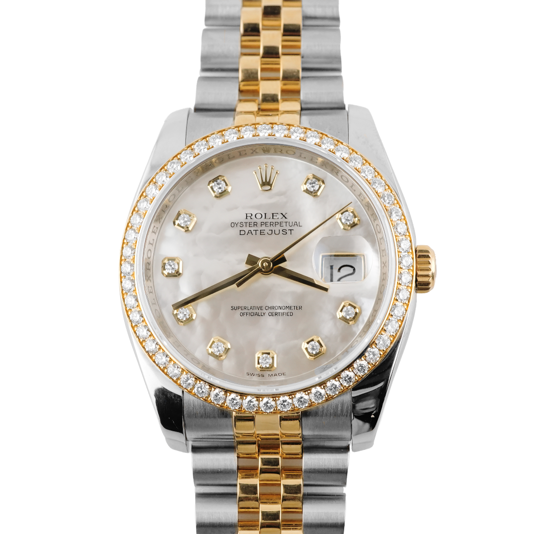 Rolex 116243 Datejust 36 MOP Diamond | Box & Papers – ECI Jewelers