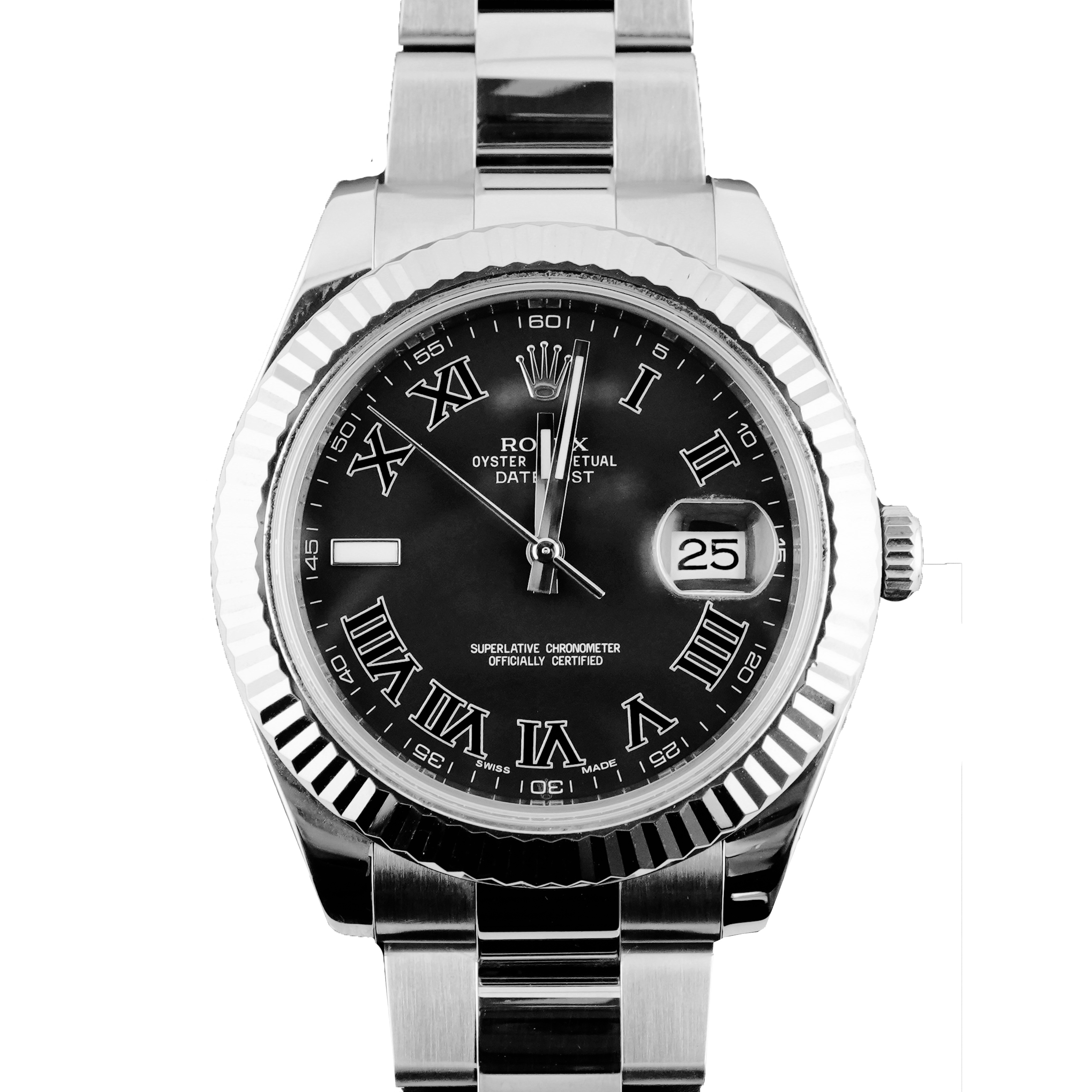 Rolex 116334 Datejust II Charcoal Dial | Box & Papers – ECI Jewelers