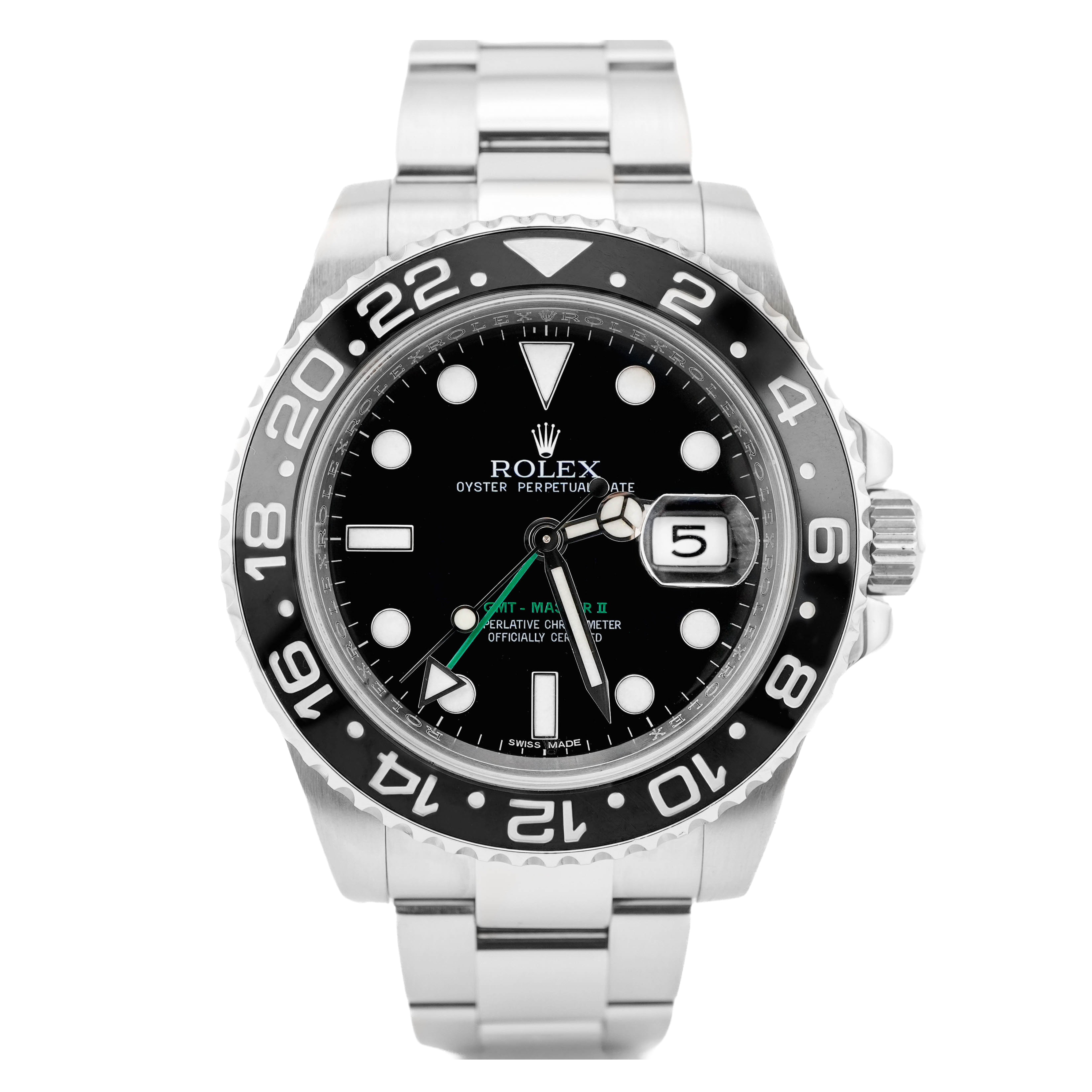 【スーちゃん】ロレックス　116710LN　GMTマスター2 Rolex 116710LN GMT-Master II | Box & Papers – ECI Jewelers