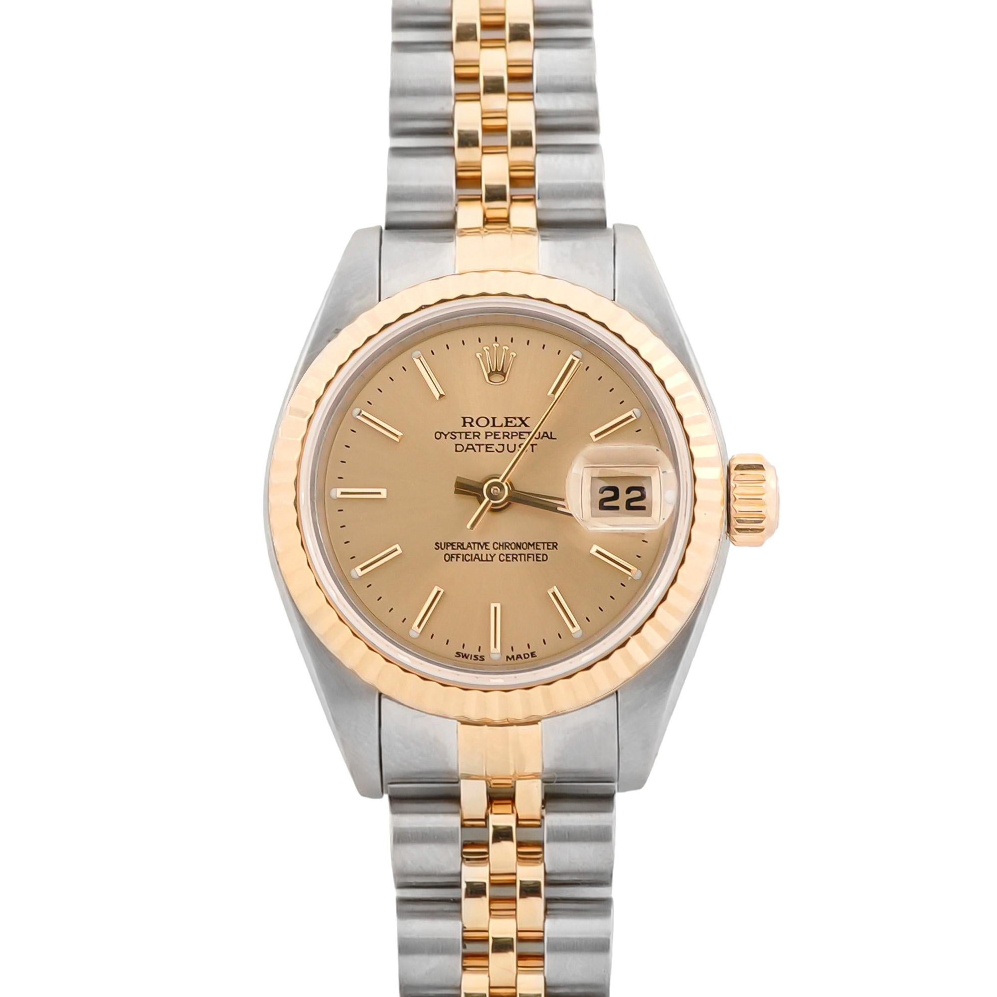 ROLEX ロレックス デイトジャスト　69173 79173 時計純正BOX Rolex 79173 Lady-Datejust Champagne Dial | Box – ECI Jewelers