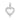 14K White Gold Heart Baguette Pendant 2.21 CT