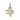 14K Yellow Gold Shamrock Pendant 1.34ctw