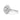 14K White Gold Ladies' Diamond Ring 0.57 CT