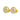 14K Yellow Gold Round Diamond Cluster Stud Earrings 0.58 CT