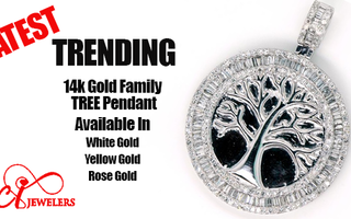 14K GOLD FAMILY TREE PENDANTS | ECI JEWELERS