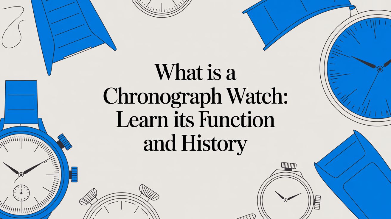 What is a chronograph watch: Learn its function and history – ECI Jewelers