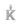 14k White Gold Diamond Initial "K" Pendant 1.00 CT