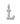 14k White Gold Diamond Initial "L" Pendant  0.85 Ctw