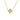 18K Yellow or Rose Gold Clove Flower Diamond Necklace (0.14 CTW)
