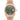 Rolex 228235 Day-Date 40 mm 18K Rose Gold Fluted Bezel Green Olive Roman Dial President Bracelet Box and Papers 2021