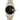 Rolex 16233 Datejust 36 mm 18K Yellow Gold Fluted Bezel Black Index Dial Jubilee Bracelet Box and Papers 2002