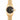 Rolex 69178 Lady-Datejust 26 mm 18K Yellow Gold Fluted Bezel Black Index Dial President Bracelet Box and Papers 1991