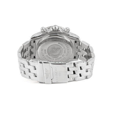 Breitling A13356 Evolution Chrono 44mm Custom MOP Diamond Dial Custom Bezel 2008
