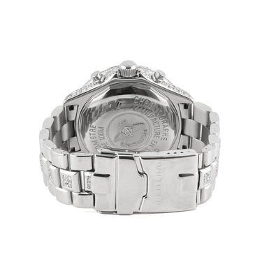 Breitling A13335 Colt Chronograph 41 mm Custom Diamond Dial Custom Bezel 2005