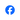 Facebook logo with blue circle and white 'f' on a white background