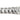 Silver metal bracelet on a white background