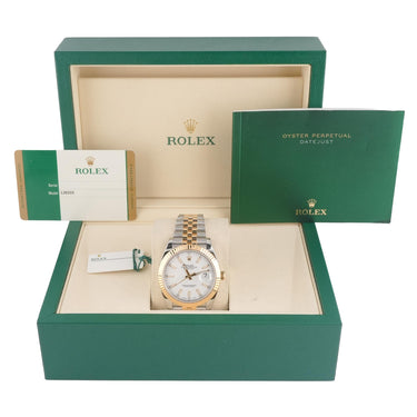 Rolex 126333 Datejust 41mm White Index Dial Jubilee Bracelet Box and Papers 2018