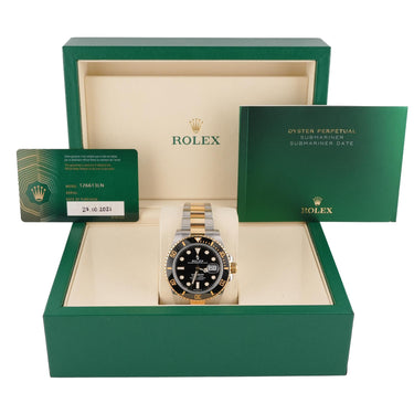 Rolex 126613LN Submariner Date 41mm Black Dial Oyster Bracelet Box & Papers 2021