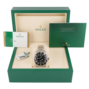 Rolex 114060 Submariner 40 mm Black Dial Oyster Bracelet Box and Papers 2016