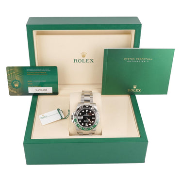 Rolex 126720VTNR GMT-Master II Lefty "Sprite" 40mm Oyster Box and Papers 2026