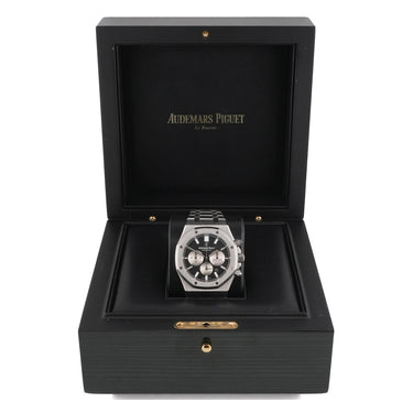 Audemars Piguet Royal Oak Chronograph 41 mm Black Dial Stainless Steel Box 2017