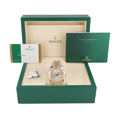 Rolex 126333 Datejust 41 mm Silver Index Dial Jubilee Bracelet Box & Papers 2020