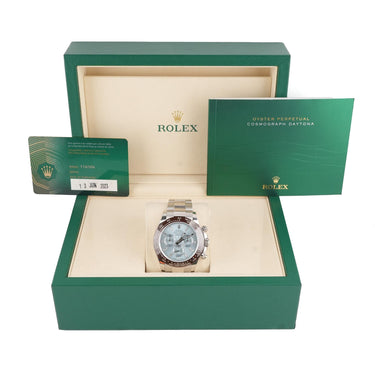 Rolex 116506 Daytona 40 mm Ice Blue Diamond Dial Oyster Box and Papers 2023