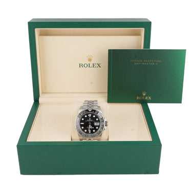 Rolex 126710GRNR GMT-Master II 40 mm Bruce Wayne Jubilee Bracelet Box 2024