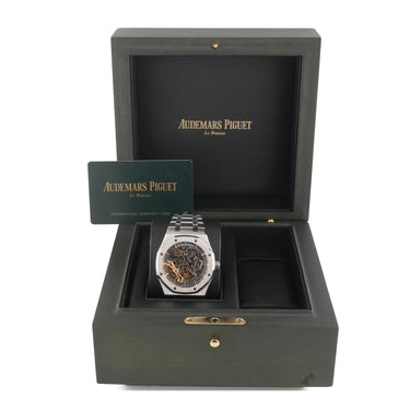 Audemars Piguet Royal Oak Double Balance Wheel Skeleton Dial Box & Papers 2017