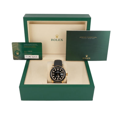 Rolex 226658 Yacht-Master 42 mm Black Dial Oysterflex Bracelet Box & Papers 2022