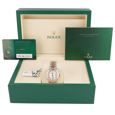 Rolex 279171 Lady-Datejust 28mm White Dial Jubilee Bracelet Box and Papers 2022