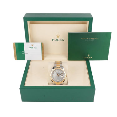 Rolex 126333 Datejust 41 mm White MOP Dial Oyster Bracelet Box and Papers 2018