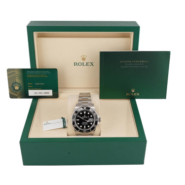 Rolex 126610LN Submariner Date 41mm Ceramic Bezel Black Dial Box and Papers 2025