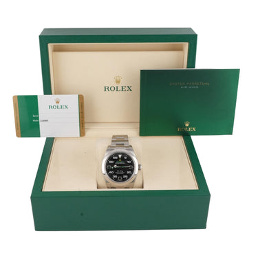 Rolex 116900 Air King 40 mm Black Dial Oyster Bracelet Box and Papers 2019