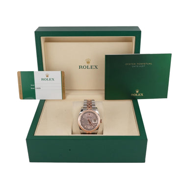 Rolex 116231 Datejust 36 Pink Champagne Dial Jubilee Bracelet Box & Papers 2019