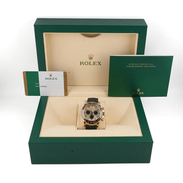 Rolex 116518LN Daytona 40 mm Champagne Dial Oysterfex Box and Papers 2017
