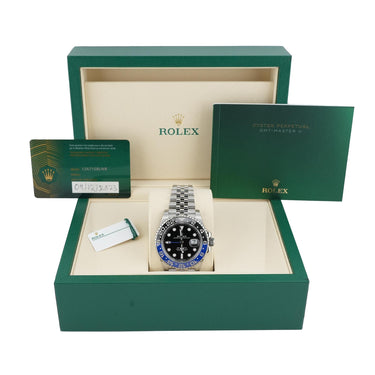 Rolex 126710BLNR GMT-Master II "Batgirl" 40mm Jubilee Bracelet Box & Papers 2023