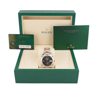 Rolex 126331 Datejust 41 mm 18K Rose Gold Wimbledon Dial Box and Papers 2023
