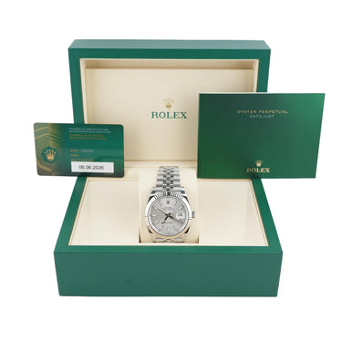 Rolex 126334 Datejust 41 mm Silver Index Dial Jubilee Bracelet Box & Papers 2026