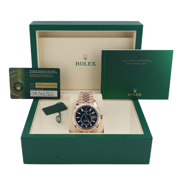 Rolex 336935 Sky-Dweller 42 mm Blue Dial Jubilee Bracelet Box and Papers 2026