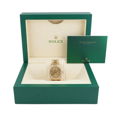 Rolex 18388 Day-Date 36 mm Champagne Dial President Bracelet Box 1989