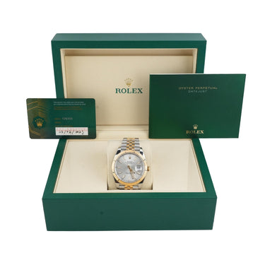 Rolex 126333 Datejust 41 mm Silver Index Dial Jubilee Bracelet Box & Papers 2023