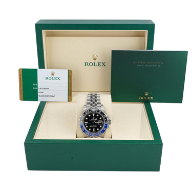 Rolex 126710BLNR GMT-Master II "Batgirl" 40mm Jubilee Bracelet Box & Papers 2019